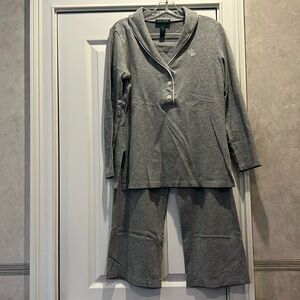 Ralph Lauren gray pajama set